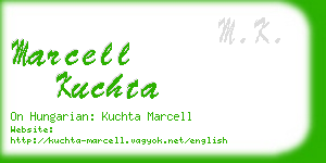 marcell kuchta business card